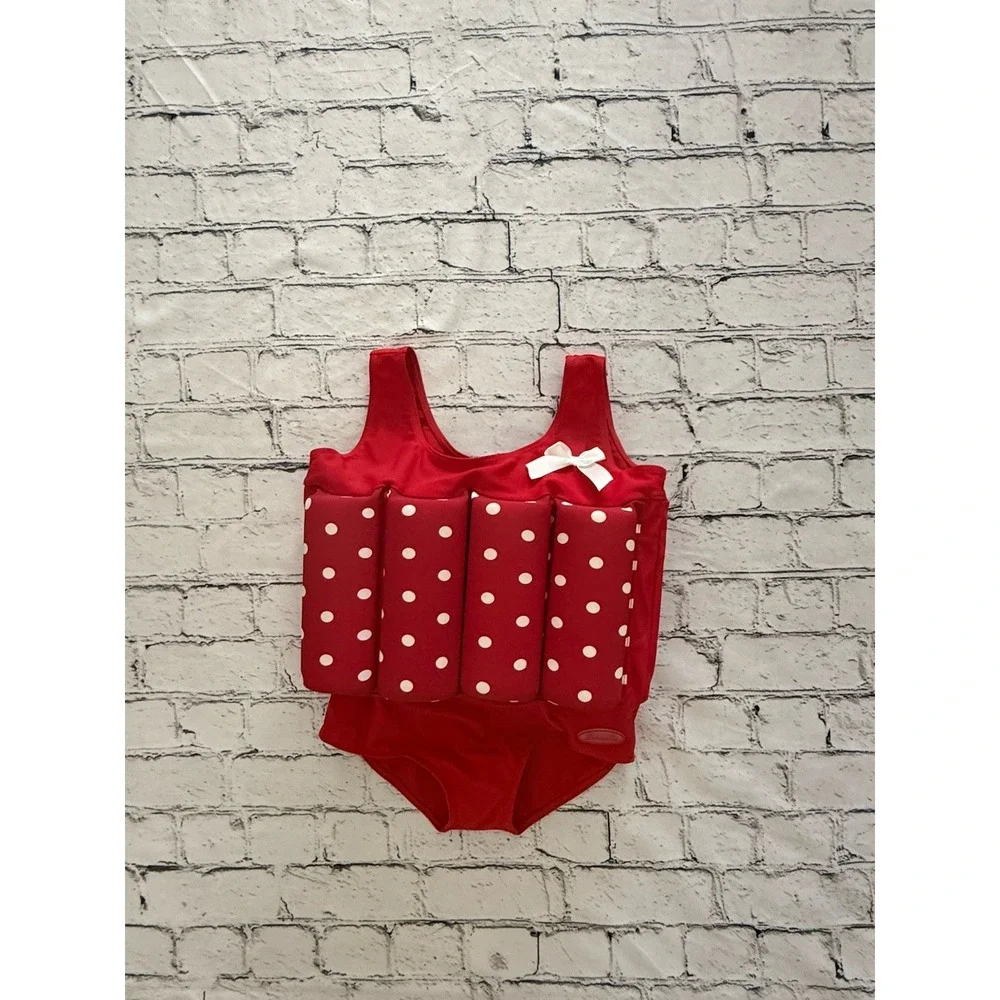 Lemandii‎ Toddler Girls Floating Swimsuit Removable Buoyancy Sticks 5/6 yrs NWOT